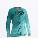 FXR Women's Derby Upf Longsleeve Blue/teal thumbnail