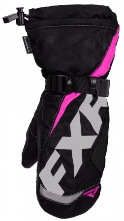 Fxr Child Helix Race Mitt Black/fuchsia
