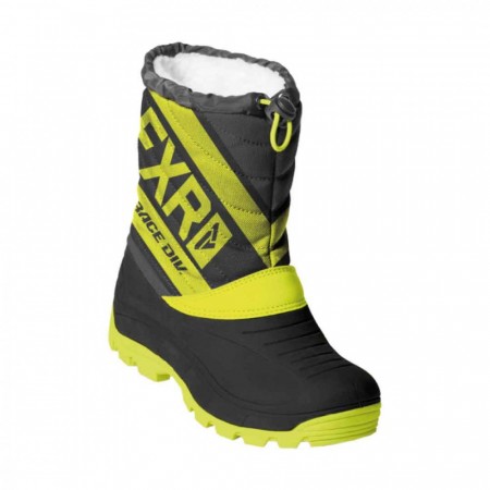 FXR Youth Octane Sko Sort/Hi-vis/Grå