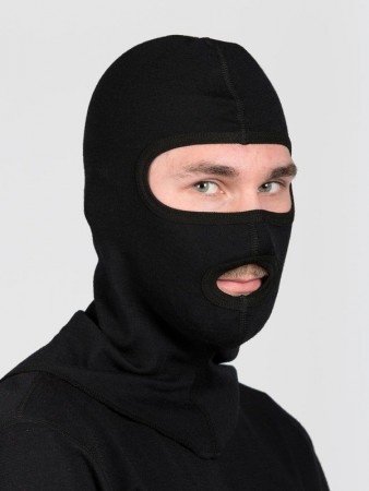 Svala Merino Balaclava Sort