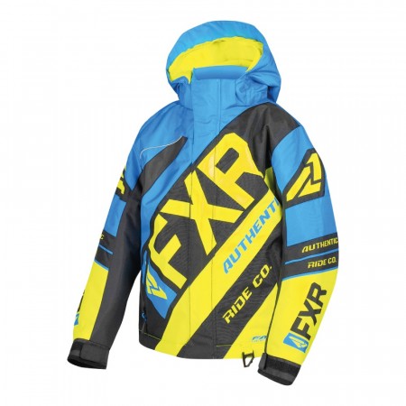 FXR CX Youth Jakke Blå/Hi-vis/Sort
