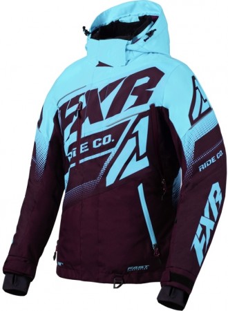Fxr Boost Fx Jacket plum/sky blue