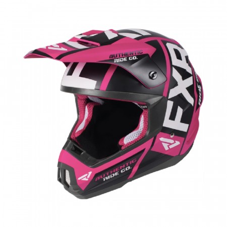 FXR Torque Evo Sort/Fuchsia/Hvit