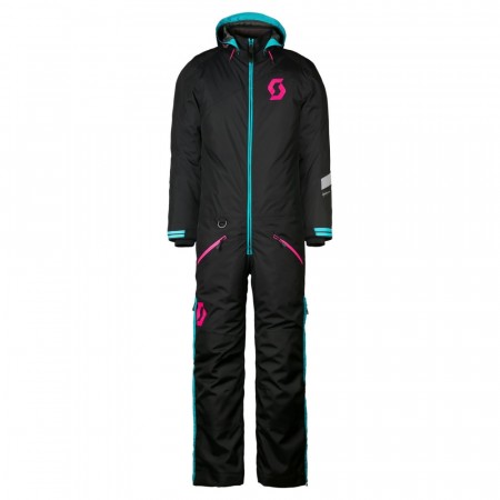 SCOTT Ds Jr. Monosuit Sort/Rosa