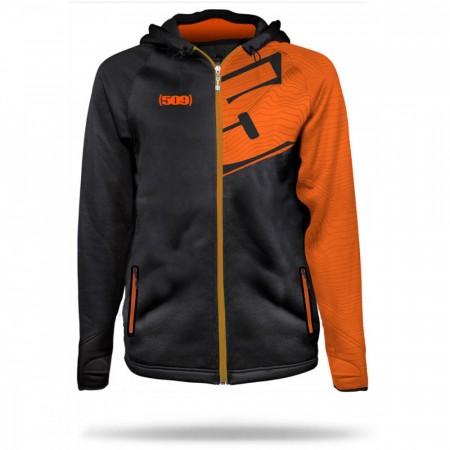 509 Tech Zip Hoodie Sort/Orange
