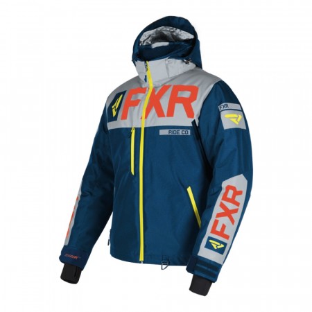 FXR Helium X Jakke Navy/Grå/Rød/Hi-vis