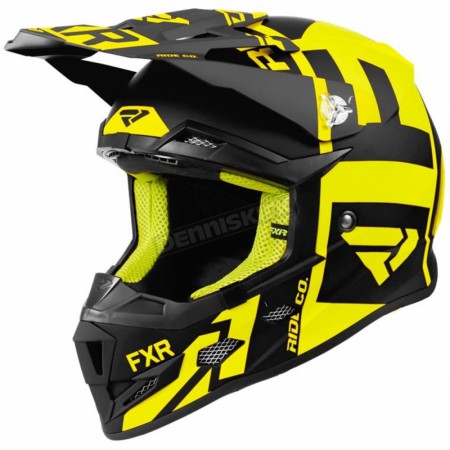 Fxr Yth Boost Evo Helmet Blk/Hi-Vis