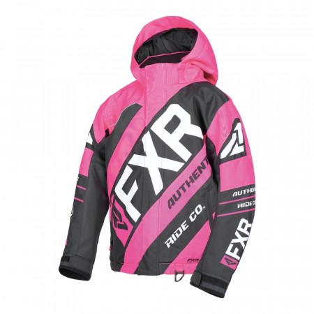 FXR CX Child Jakke Fuchsia/Sort/Hvit