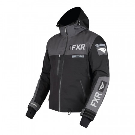 FXR Helium Pro X Jakke Sort/Charcoal