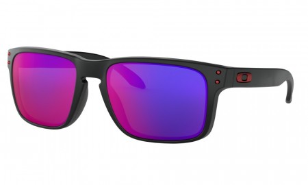 Oakley Holbrook Matte Black/Positive Red Iridium
