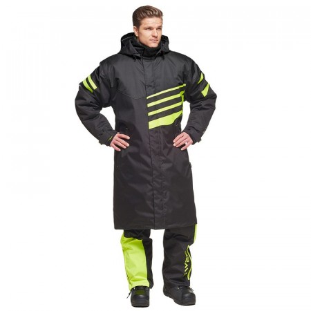 Sweep Warm-Up Coat Sort/gul
