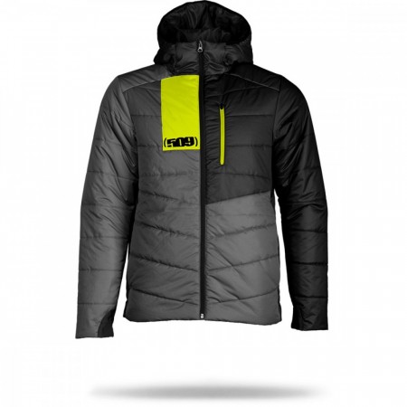 509 Syn Loft Insulated Hooded Jacket Gray Hi-vis