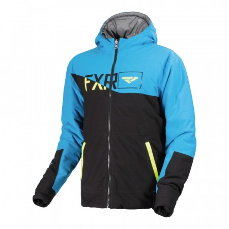 FXR Track Insulated Reversable Sort/Blå/Hi-Vis