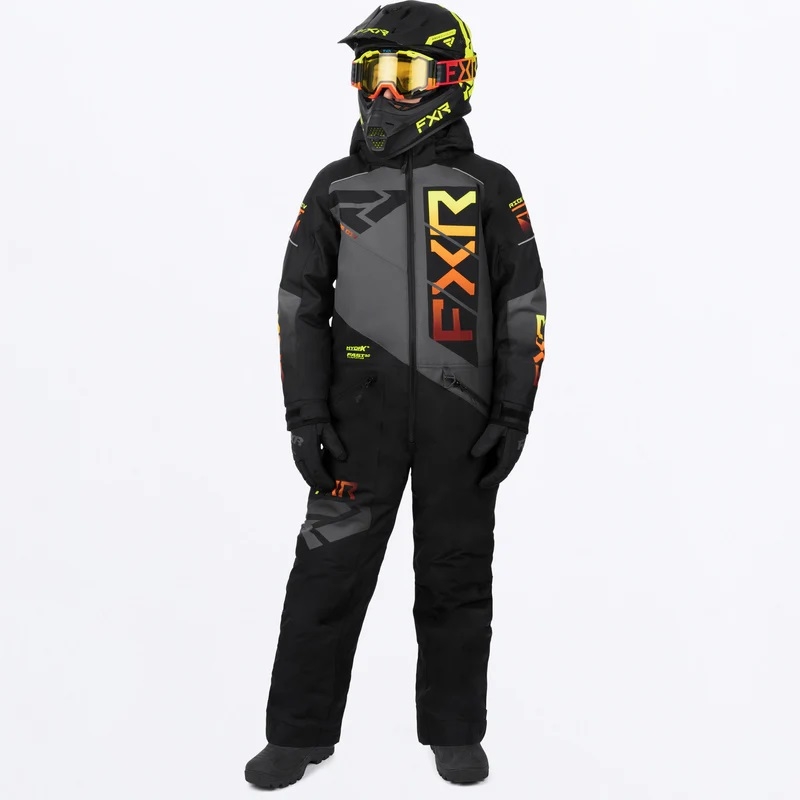 FXR monosuit for barn og ungdom gir deg varme og beskyttelse i kaldt vær. Den er perfekt for snøscooter-turer og passer til lek og aktivitet!