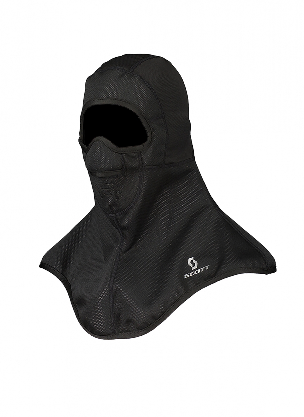 Hjelmlue som også dekker brystet. Vindtett med fleece innerside. 