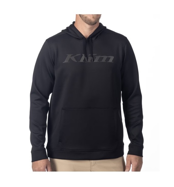 Sort hettegenser i pustende materiale. Logo i refleks. Perfekt til joggeturer eller avslapning på sofaen.